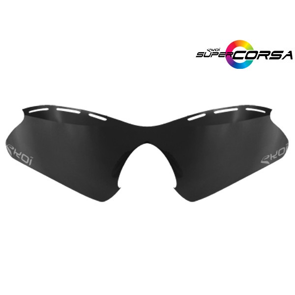 SOLAR LENS EKOI SUPER CORSA MIRROR BLACK SOLAR LENS EKOI SUPER CORSA MIRROR BLACK