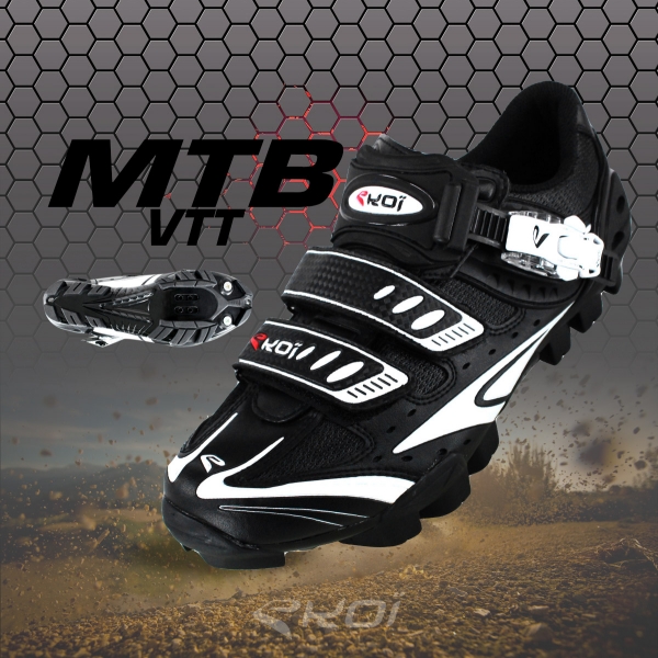 Chaussures VTT EKOI MTB Noires Chaussures VTT EKOI MTB Noires