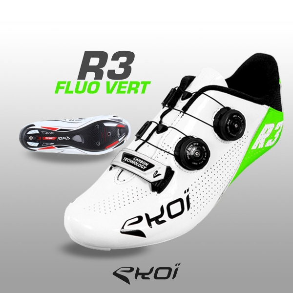 ZAPATILLAS EKOI R3 BLANCAS VERDES ZAPATILLAS EKOI R3 BLANCAS VERDES