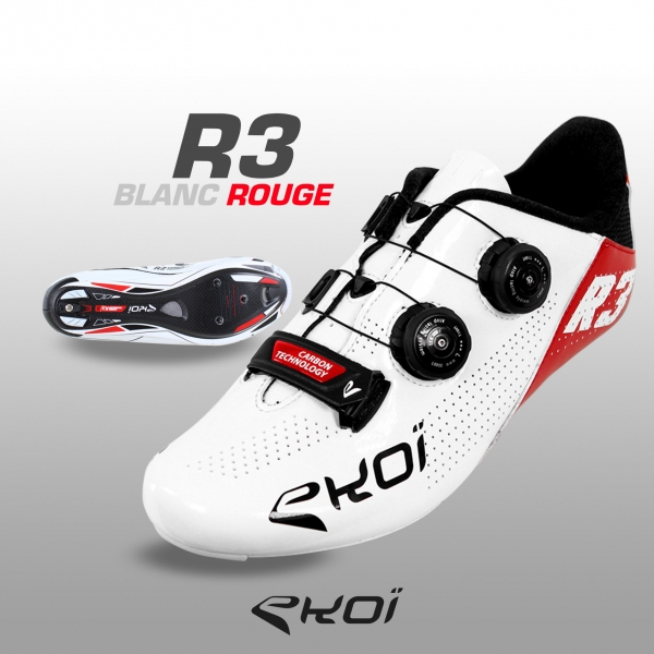 CHAUSSURES EKOI R3 BLANC ROUGE CHAUSSURES EKOI R3 BLANC ROUGE