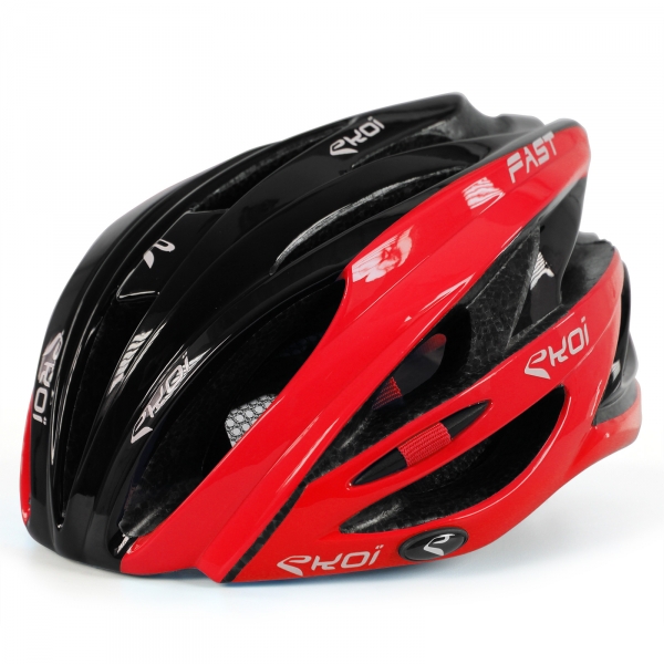 Casque Fast 3 EKOI noir rouge Casque Fast 3 EKOI noir rouge