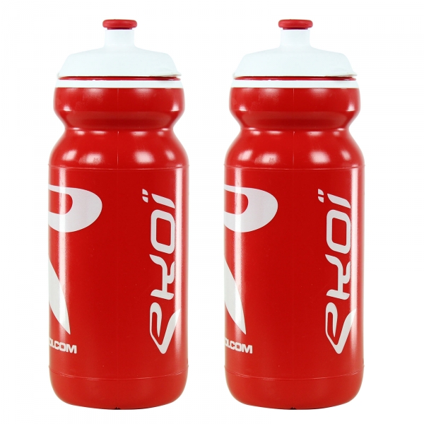 2 punaisen EKOI 600ml Clip 2016 -juomapullon PAKETTI 2 punaisen EKOI 600ml Clip 2016 -juomapullon PAKETTI