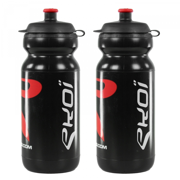 PACK 2 Bidon EKOI 600ml Clip 2016 noir PACK 2 Bidon EKOI 600ml Clip 2016 noir