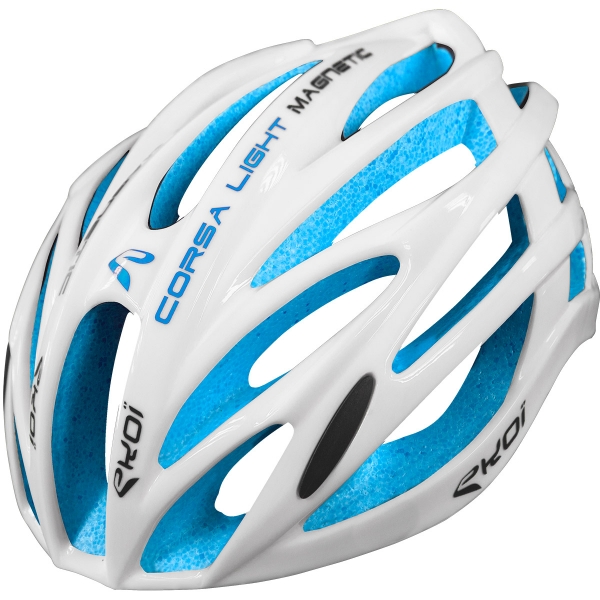 EKOI CORSA LIGHT WHITE & BLUE HELMET EKOI CORSA LIGHT WHITE & BLUE HELMET