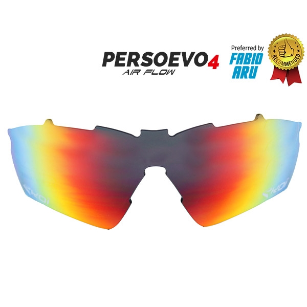 Verre PersoEvo4 Revo rouge Cat-3 Verre PersoEvo4 Revo rouge Cat-3