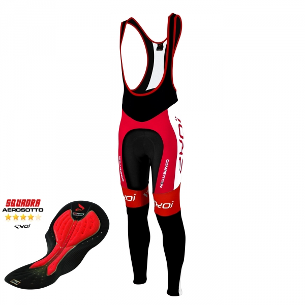 EKOI Competition9 Aerosoto red bib tights EKOI Competition9 Aerosoto red bib tights
