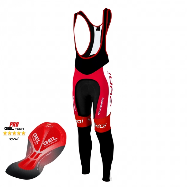 EKOI Competition9 Gel red bib tights EKOI Competition9 Gel red bib tights