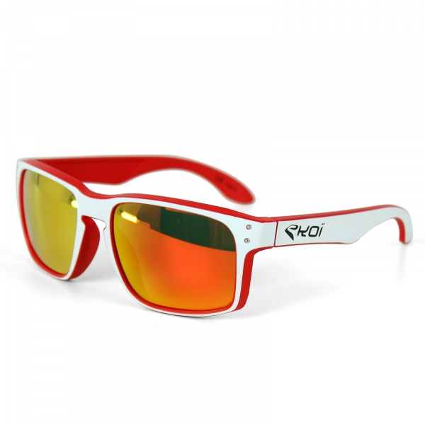 Gafas EKOI Lifestyle blanco rojo Gafas EKOI Lifestyle blanco rojo