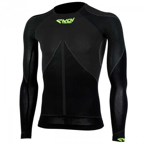 Top EKOI ML TECH 3 Cuello redondo Negro Top EKOI ML TECH 3 Cuello redondo Negro