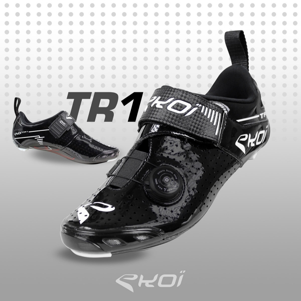EKOI TR1 Limited Edition Carbon Black triathlon shoes EKOI TR1 Limited Edition Carbon Black triathlon shoes
