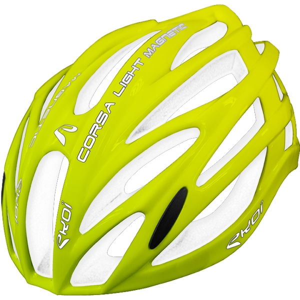 Casque EKOI CORSA LIGHT Jaune fluo Casque EKOI CORSA LIGHT Jaune fluo