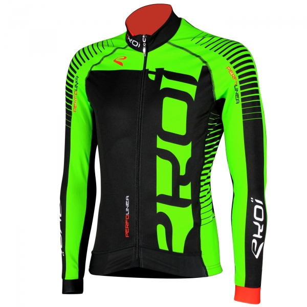 Zielona koszulka zimowa EKOI PERFOLINEA LED Fluo Zielona koszulka zimowa EKOI PERFOLINEA LED Fluo
