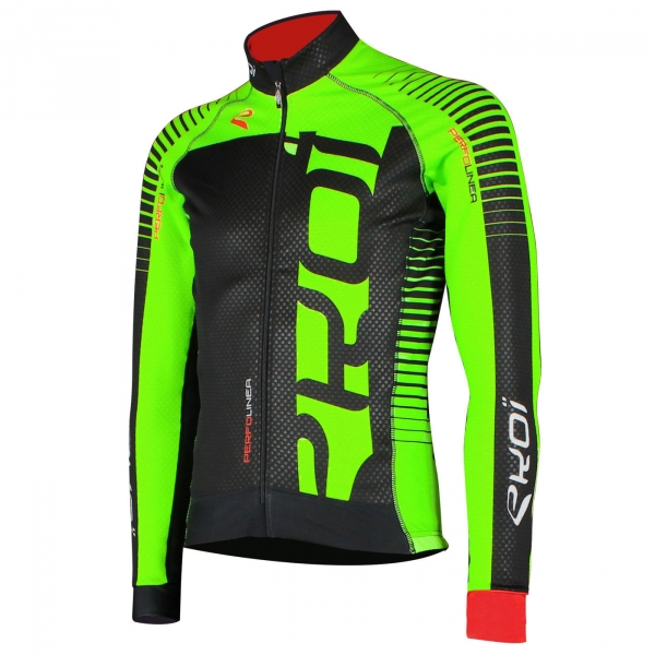Zielona bluza termiczna EKOI PERFOLINEA LED Fluo Zielona bluza termiczna EKOI PERFOLINEA LED Fluo
