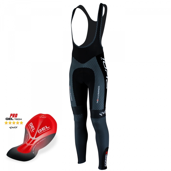 Lange fietsbroek EKOI Competition9 Gel Koolstofvezel Lange fietsbroek EKOI Competition9 Gel Koolstofvezel