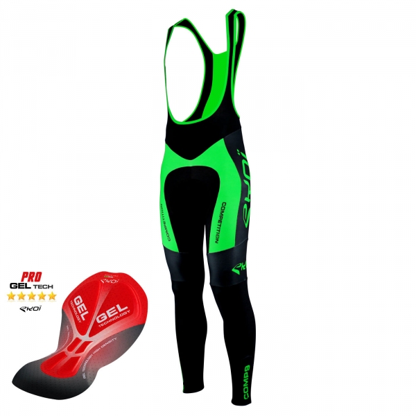Getry czarno-zielone fluo z wkładką żelową EKOI Competition9 Gel Getry czarno-zielone fluo z wkładką żelową EKOI Competition9 Gel