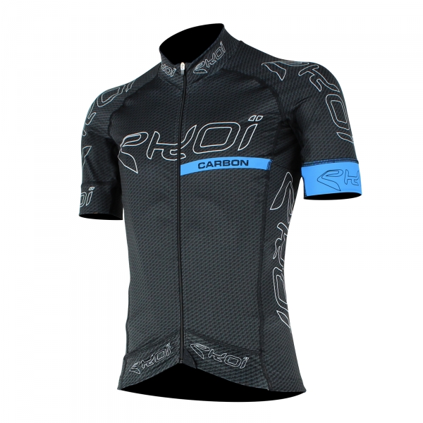 trøje EKOI CARBON FIBER sort blå trøje EKOI CARBON FIBER sort blå