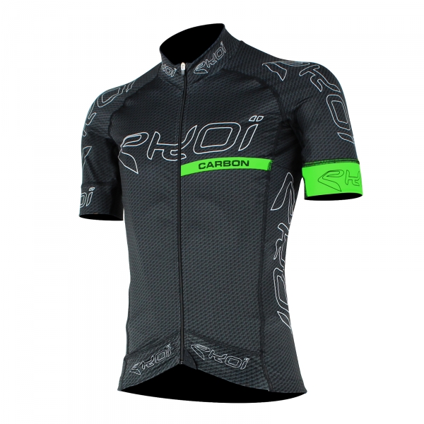 Trikot EKOI CARBON FIBER, černá-fluorescenční zelená Trikot EKOI CARBON FIBER, černá-fluorescenční zelená