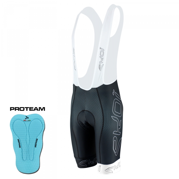 Culotte Bike Corto EKOI CARBONO FIBER negro blanco Culotte Bike Corto EKOI CARBONO FIBER negro blanco