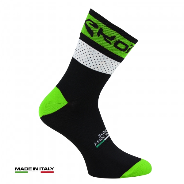 Calcetines bicicleta verano EKOI COMP 2017 Negro verde Calcetines bicicleta verano EKOI COMP 2017 Negro verde