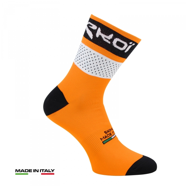 EKOI COMP 2017 orange fluo summer cycling socks EKOI COMP 2017 orange fluo summer cycling socks
