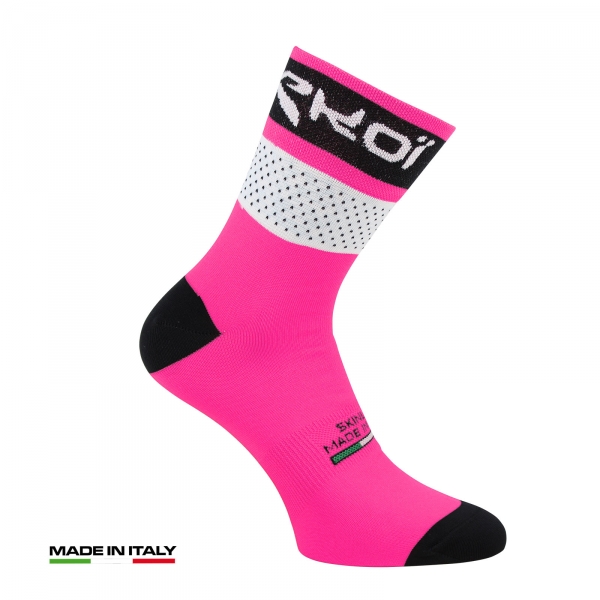 Chaussettes vélo été EKOI COMP 2017 Rose fluo Chaussettes vélo été EKOI COMP 2017 Rose fluo