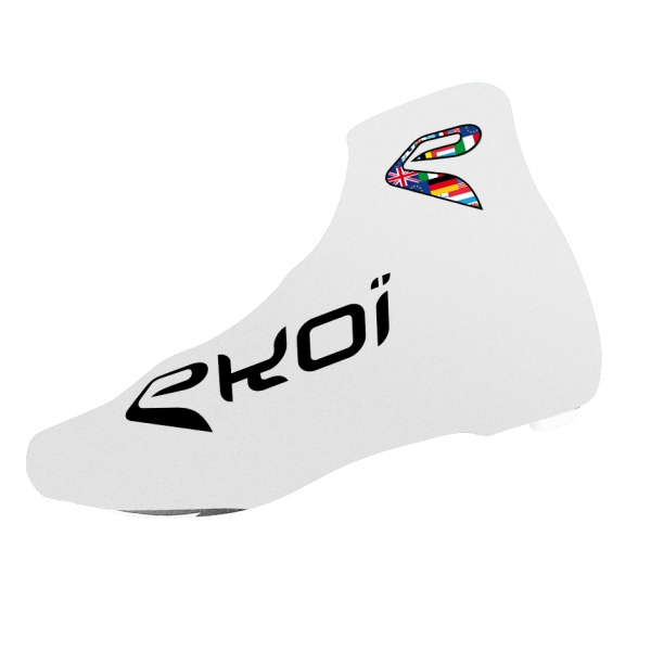 Surchaussures vélo été EKOI COMP 2017 Blanc Surchaussures vélo été EKOI COMP 2017 Blanc