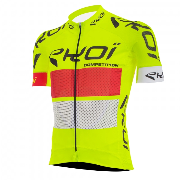 Maillot EKOI COMP10 Jaune rouge blanc Maillot EKOI COMP10 Jaune rouge blanc