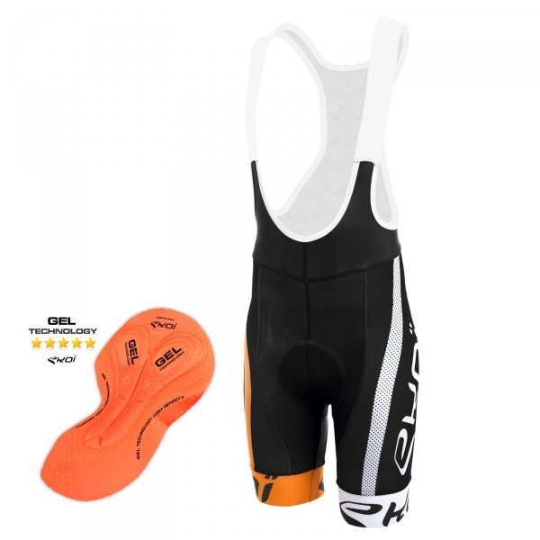 Hose EKOI COMP10 GEL Schwarz orange weiss Hose EKOI COMP10 GEL Schwarz orange weiss