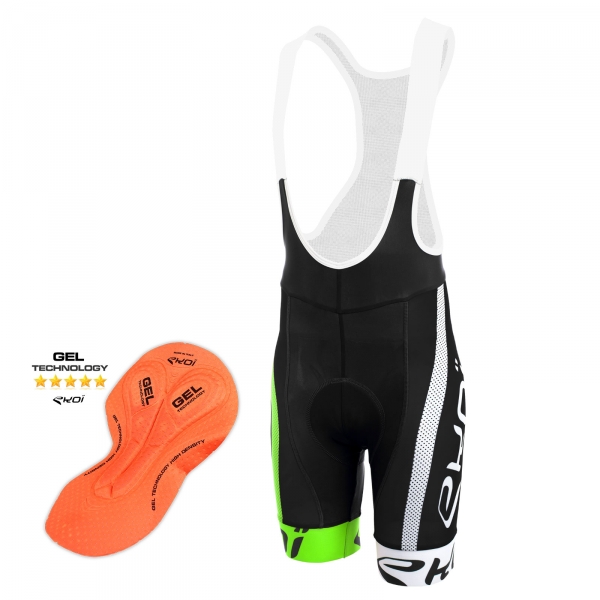 Cuissard EKOI COMP10 GEL BREATH Noir vert blanc Cuissard EKOI COMP10 GEL BREATH Noir vert blanc