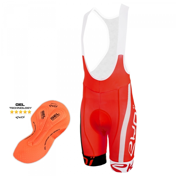 Cuissard EKOI COMP10 GEL BREATH Rouge noir blanc Cuissard EKOI COMP10 GEL BREATH Rouge noir blanc