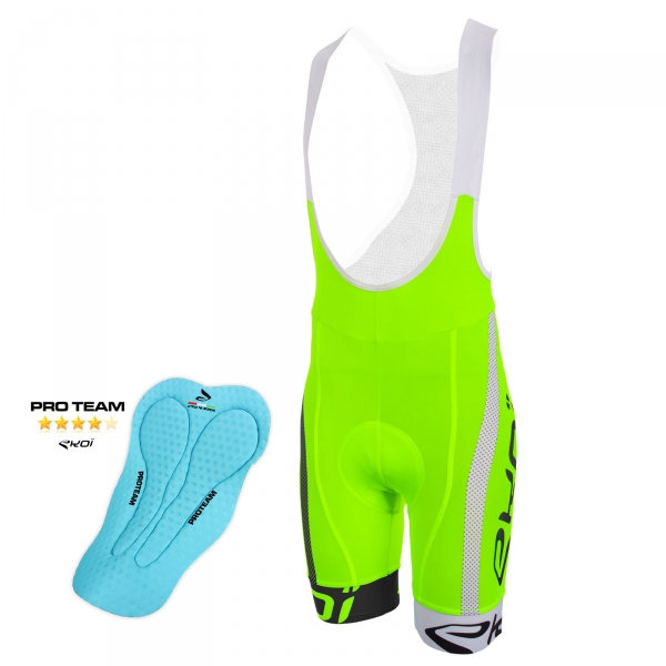 Culotte Bike Corto EKOI COMP10 PROTEAM Verde negro blanco Culotte Bike Corto EKOI COMP10 PROTEAM Verde negro blanco