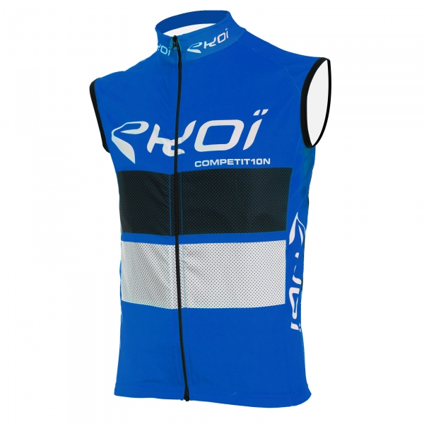 Chaleco cortavientos EKOI COMP10 Azul negro blanco Chaleco cortavientos EKOI COMP10 Azul negro blanco