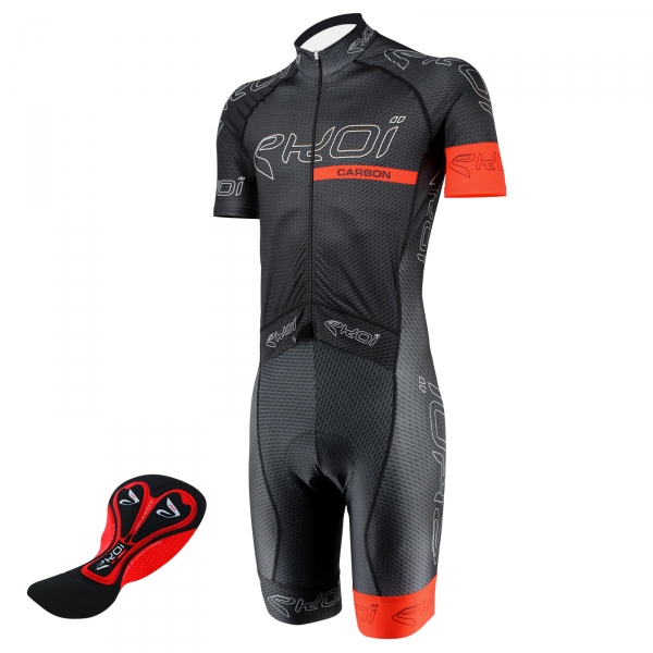 Combinaison EKOI CARBONE FIBER Noir Rouge Combinaison EKOI CARBONE FIBER Noir Rouge