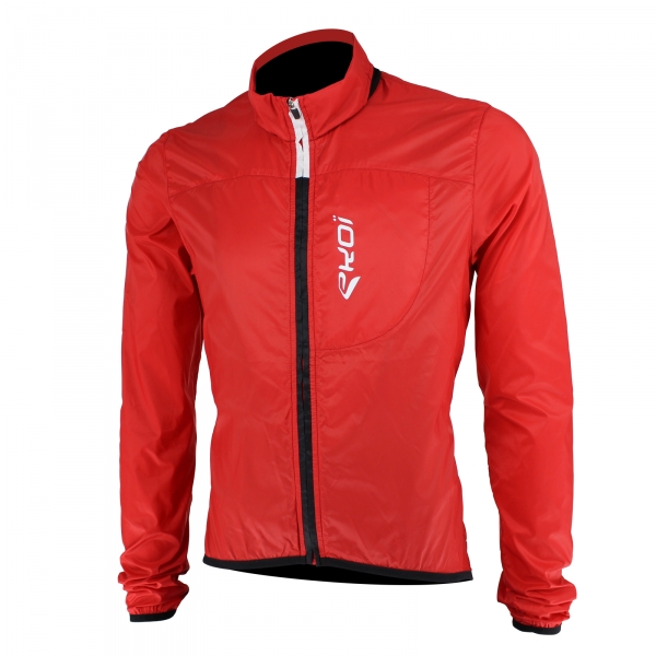 Veste Coupe Vent EKOI Rain Stop Pocket Rouge Veste Coupe Vent EKOI Rain Stop Pocket Rouge