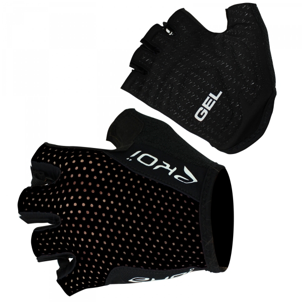 EKOI COMP10 black Gel short-fingered cycling gloves EKOI COMP10 black Gel short-fingered cycling gloves