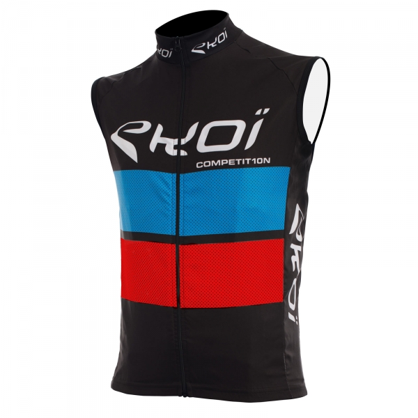 Chaleco cortavientos EKOI COMP10 Negro azul rojo Chaleco cortavientos EKOI COMP10 Negro azul rojo