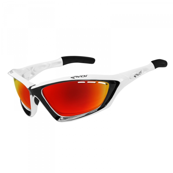 Okulary Fit First EKOI Biało-czarne szkła Revo czerwone Okulary Fit First EKOI Biało-czarne szkła Revo czerwone