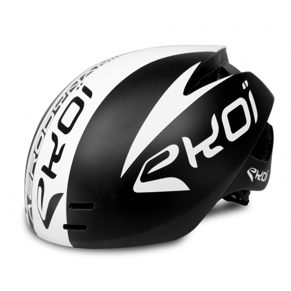 EKOI AERODYNAMIC black aero helmet with magnetic buckle EKOI AERODYNAMIC black aero helmet with magnetic buckle