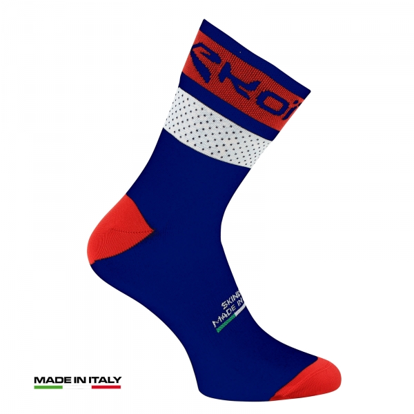 Chaussettes vélo été EKOI COMP 2017 Bleu France Chaussettes vélo été EKOI COMP 2017 Bleu France