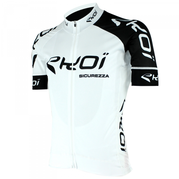 EKOI SICUREZZA 2 White short sleeve jersey EKOI SICUREZZA 2 White short sleeve jersey