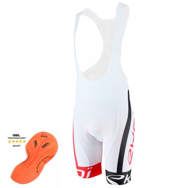 EKOI COMP10 GEL BREATH cykelshorts, Hvid, Sort, Rød EKOI COMP10 GEL BREATH cykelshorts, Hvid, Sort, Rød