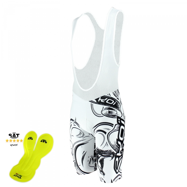 Calções justos EKOI LTD Snake Pit NSAT White Calções justos EKOI LTD Snake Pit NSAT White