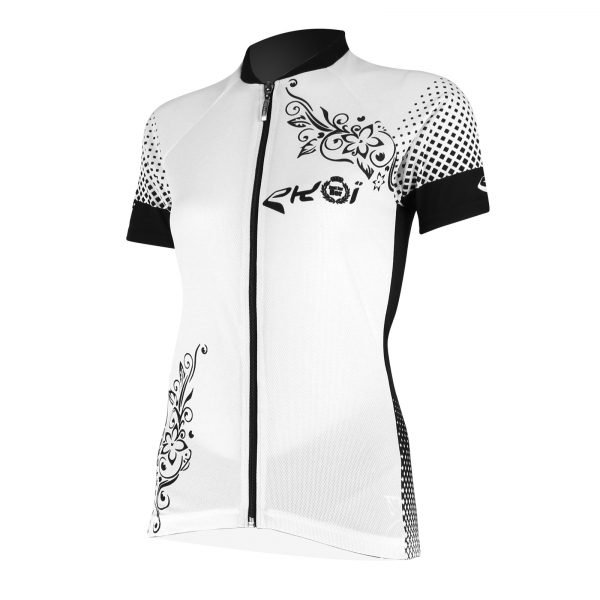 Trikot EKOI JUST FOR HER 2017 Kurze Arme Weiss Trikot EKOI JUST FOR HER 2017 Kurze Arme Weiss