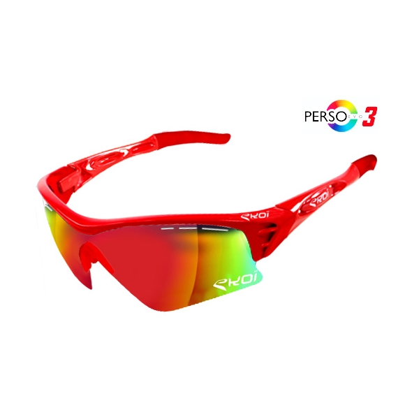 EKOI limited edition XL red Persoevo3 sunglasses Revo red lens EKOI limited edition XL red Persoevo3 sunglasses Revo red lens