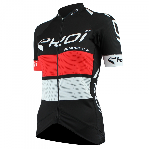 EKOI Ladies COMP10 Black, Red & White short sleeve Jersey EKOI Ladies COMP10 Black, Red & White short sleeve Jersey