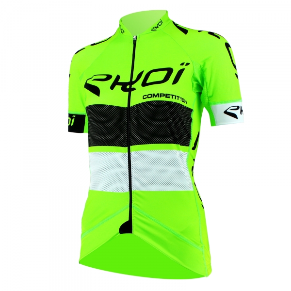 EKOI Ladies COMP10 Green, Black & White short sleeve Jersey EKOI Ladies COMP10 Green, Black & White short sleeve Jersey