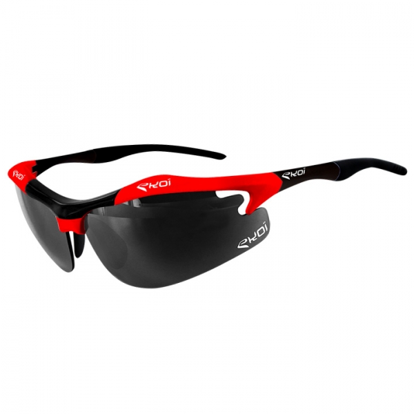 Ekoi Diablo Evo Limited EdItion Red & Black sunglasses mirror lens Ekoi Diablo Evo Limited EdItion Red & Black sunglasses mirror lens