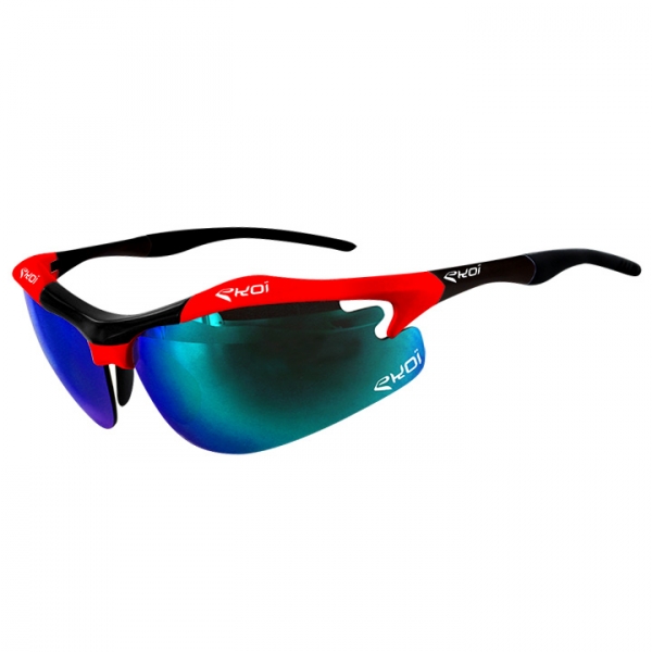 Ekoi Diablo Evo Limited EdItion Red & Black Revo Blue lens Ekoi Diablo Evo Limited EdItion Red & Black Revo Blue lens