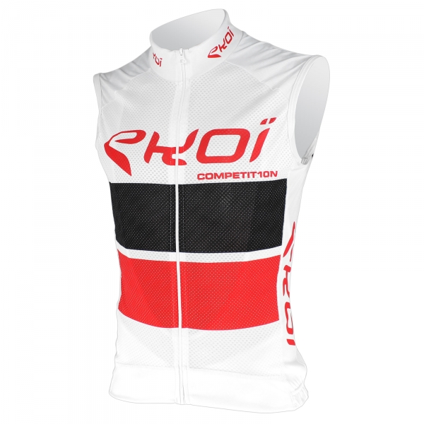 Camisola sem mangas EKOI COMP10 Branco Vermelho Preto Camisola sem mangas EKOI COMP10 Branco Vermelho Preto