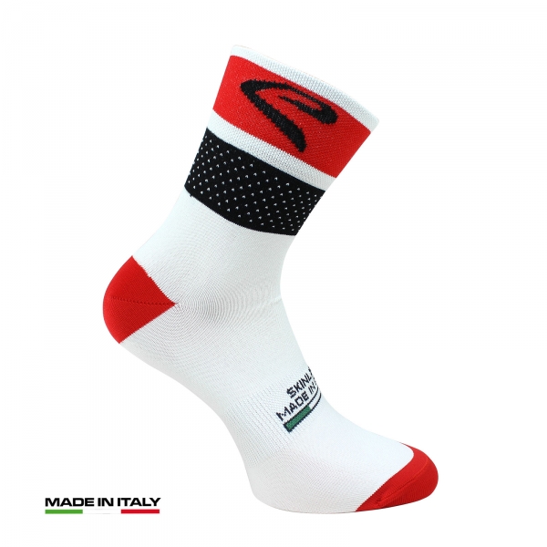 Chaussettes vélo été EKOI COMP 2017 Blanc Noir Rouge Chaussettes vélo été EKOI COMP 2017 Blanc Noir Rouge